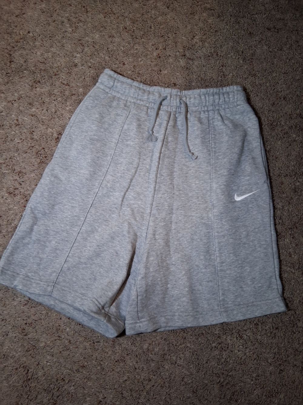 Nike Loose Fit High Rise Shorts Gray XS For Woman NWT